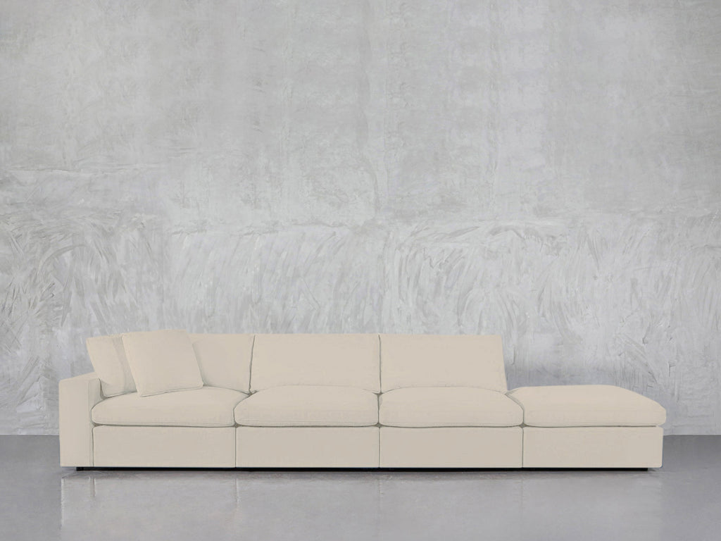 4-Seat Modular Lounger Sofa