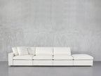 4-Seat Modular Lounger Sofa