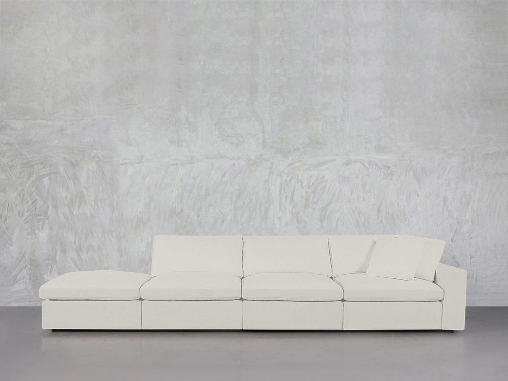 4-Seat Modular Lounger Sofa