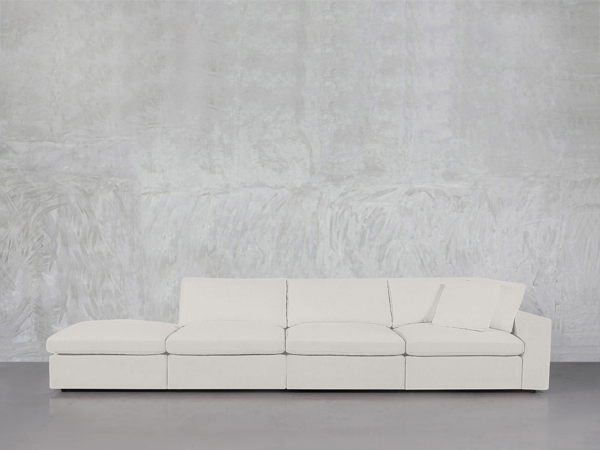 4-Seat Modular Lounger Sofa