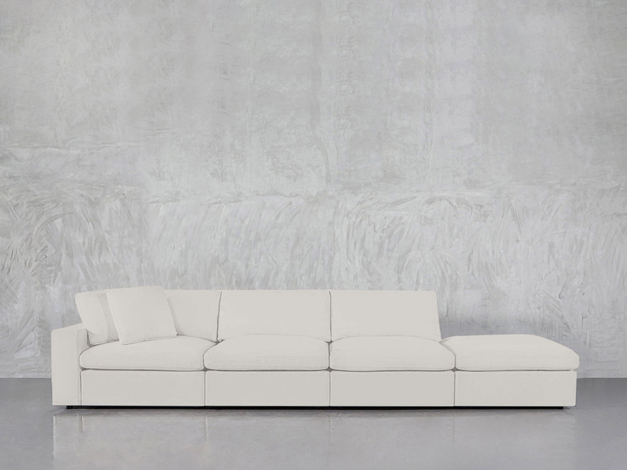 4-Seat Modular Lounger Sofa