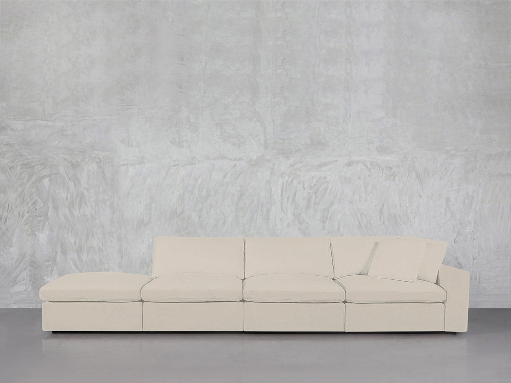 4-Seat Modular Lounger Sofa