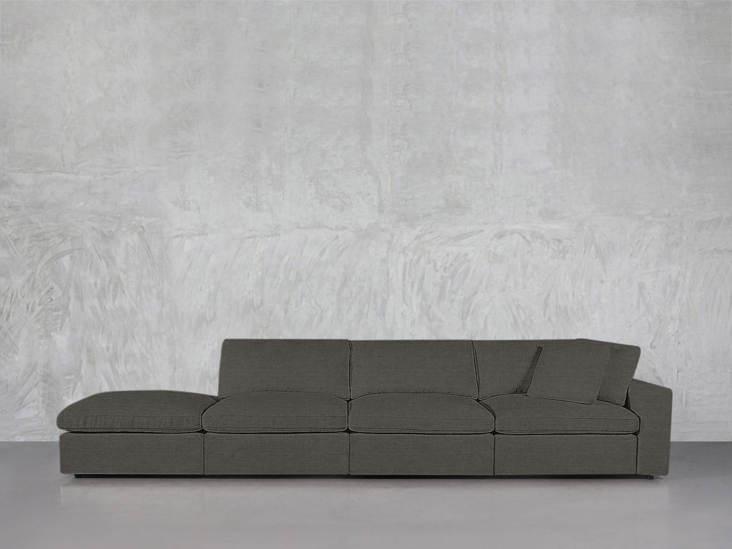 4-Seat Modular Lounger Sofa