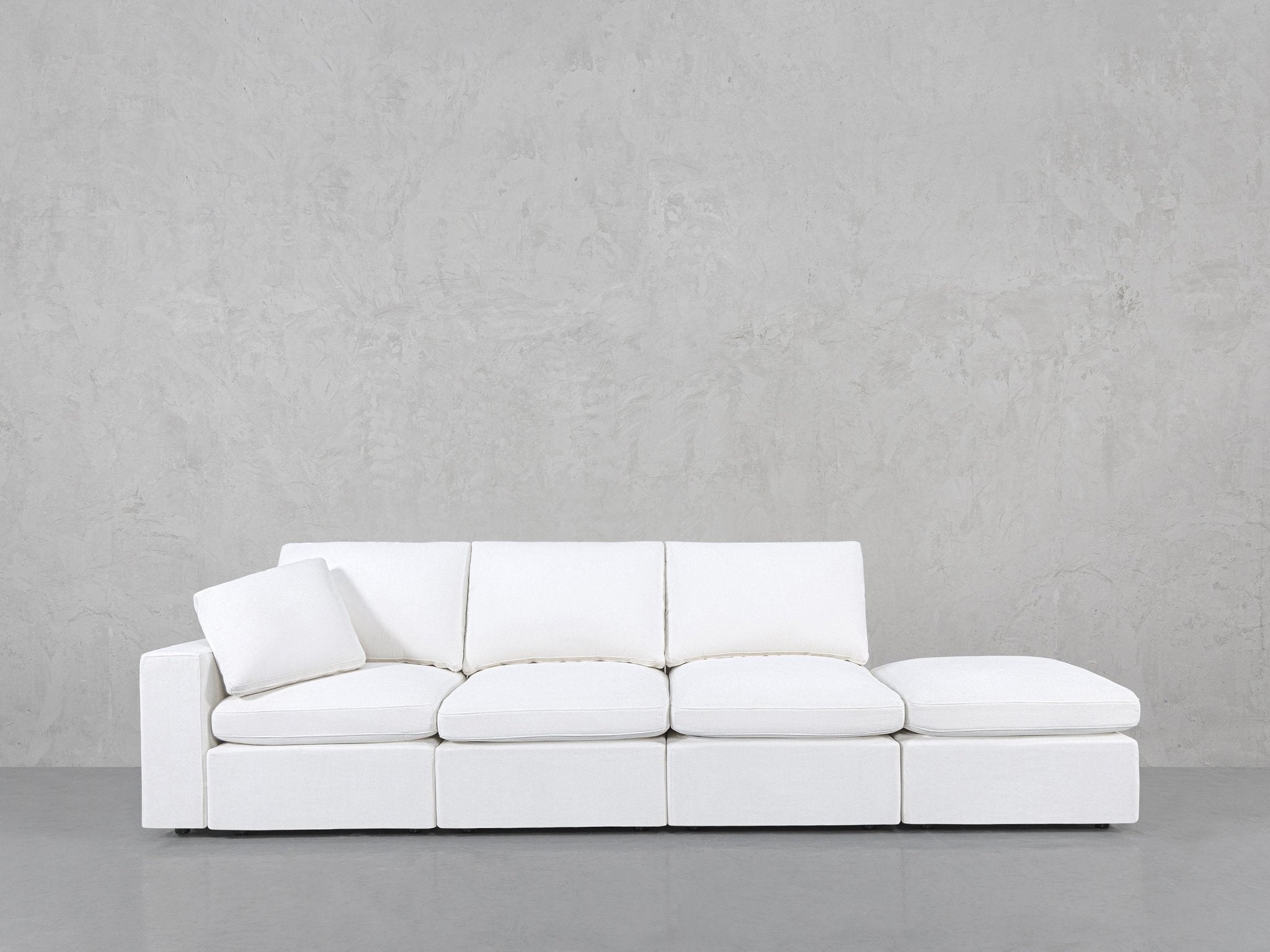 4-Seat Modular Lounger Sofa