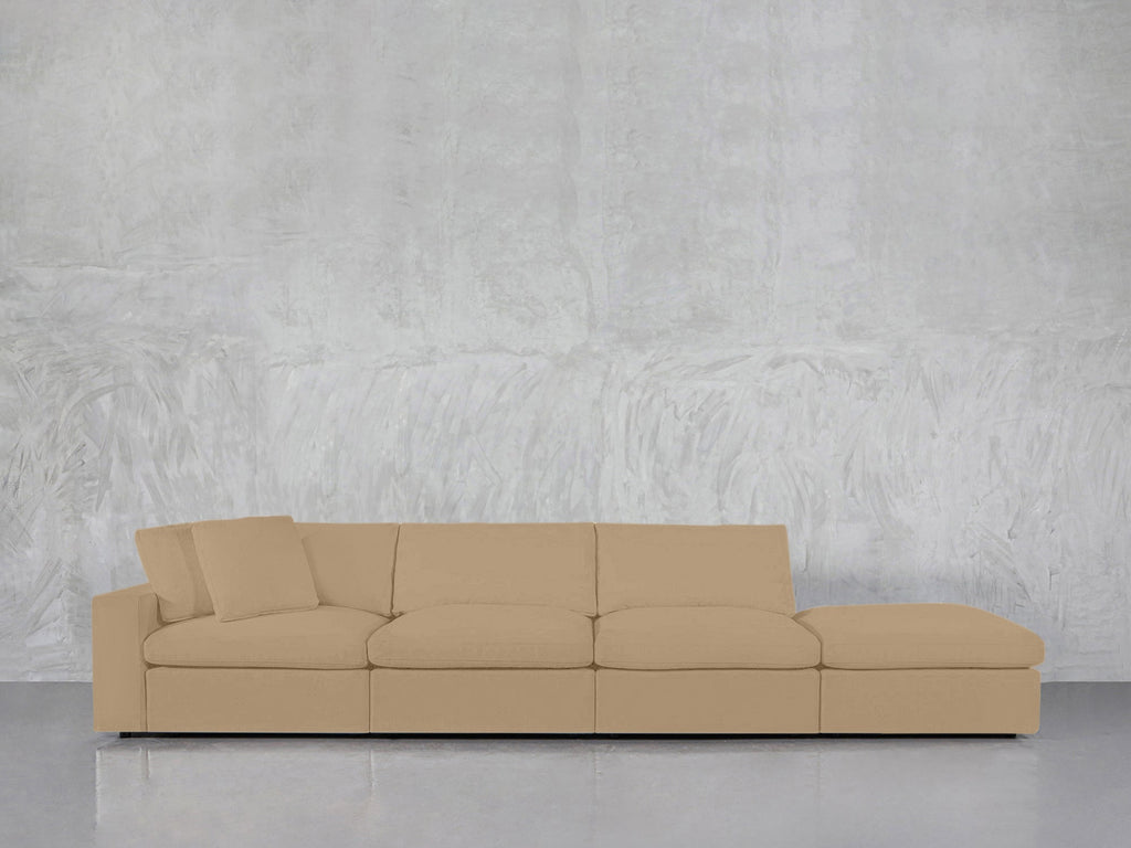 4-Seat Modular Lounger Sofa