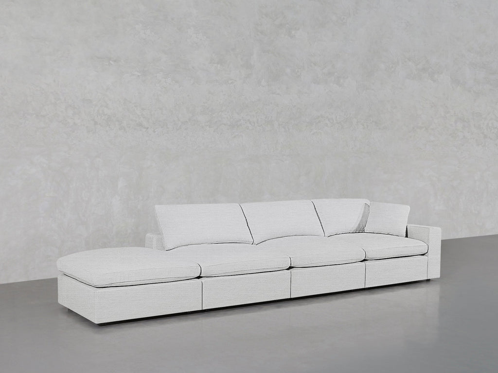 4-Seat Modular Lounger Sofa