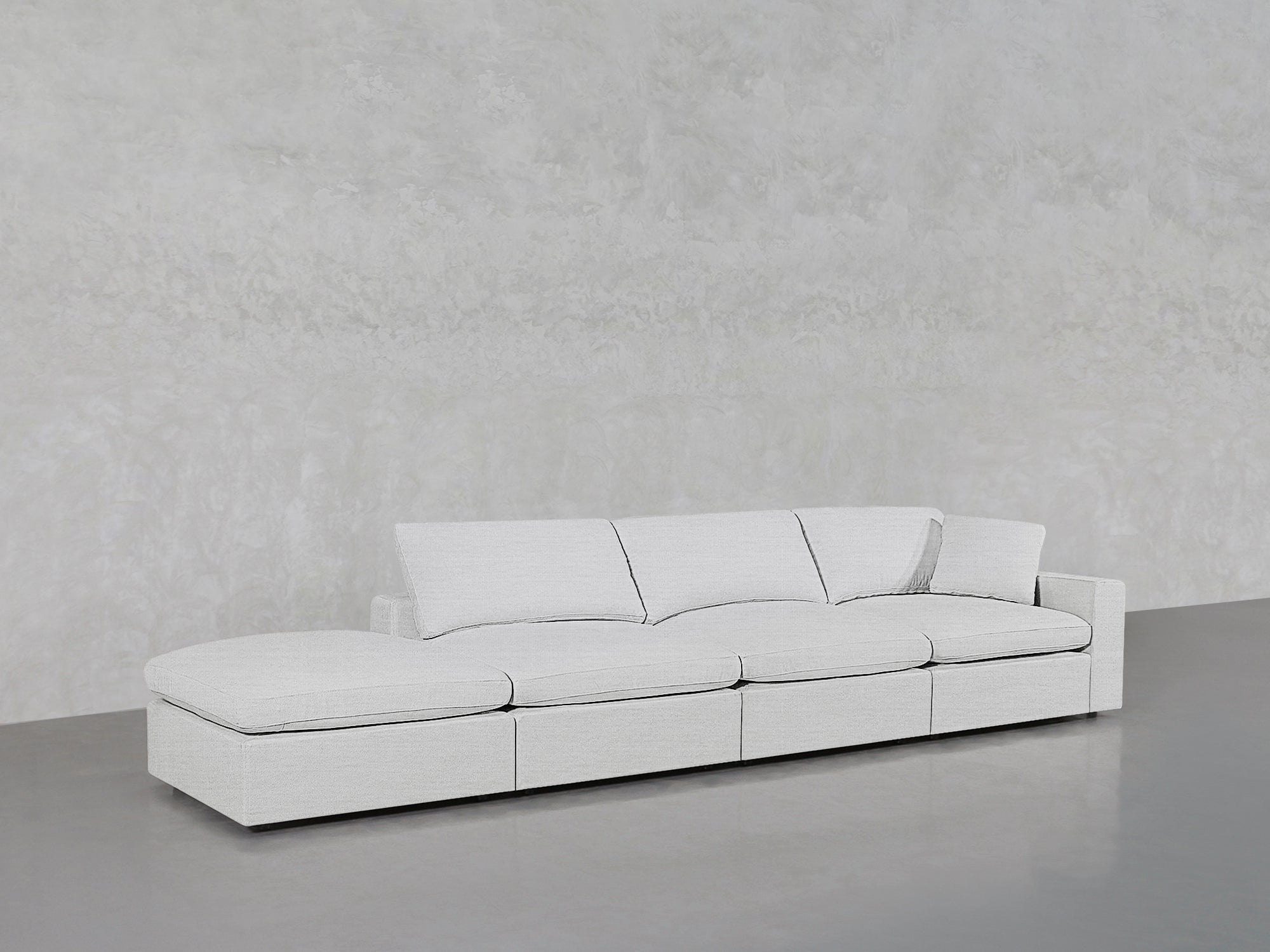 4-Seat Modular Lounger Sofa