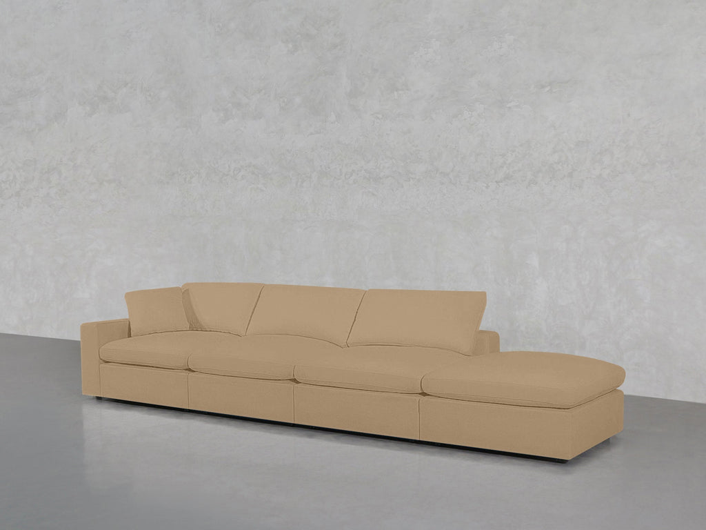 4-Seat Modular Lounger Sofa