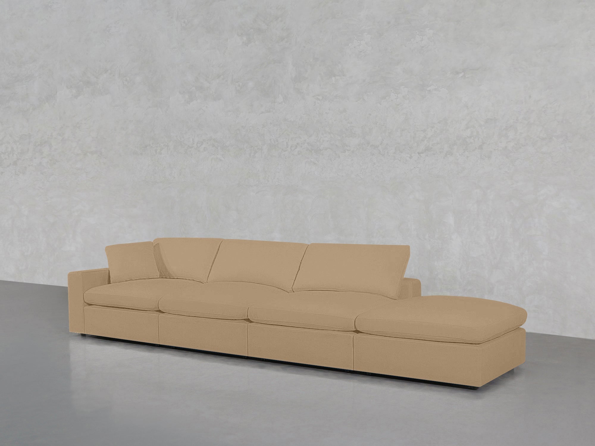 4-Seat Modular Lounger Sofa