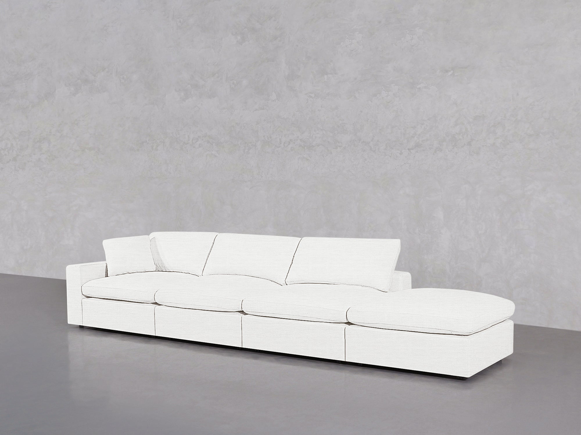 4-Seat Modular Lounger Sofa
