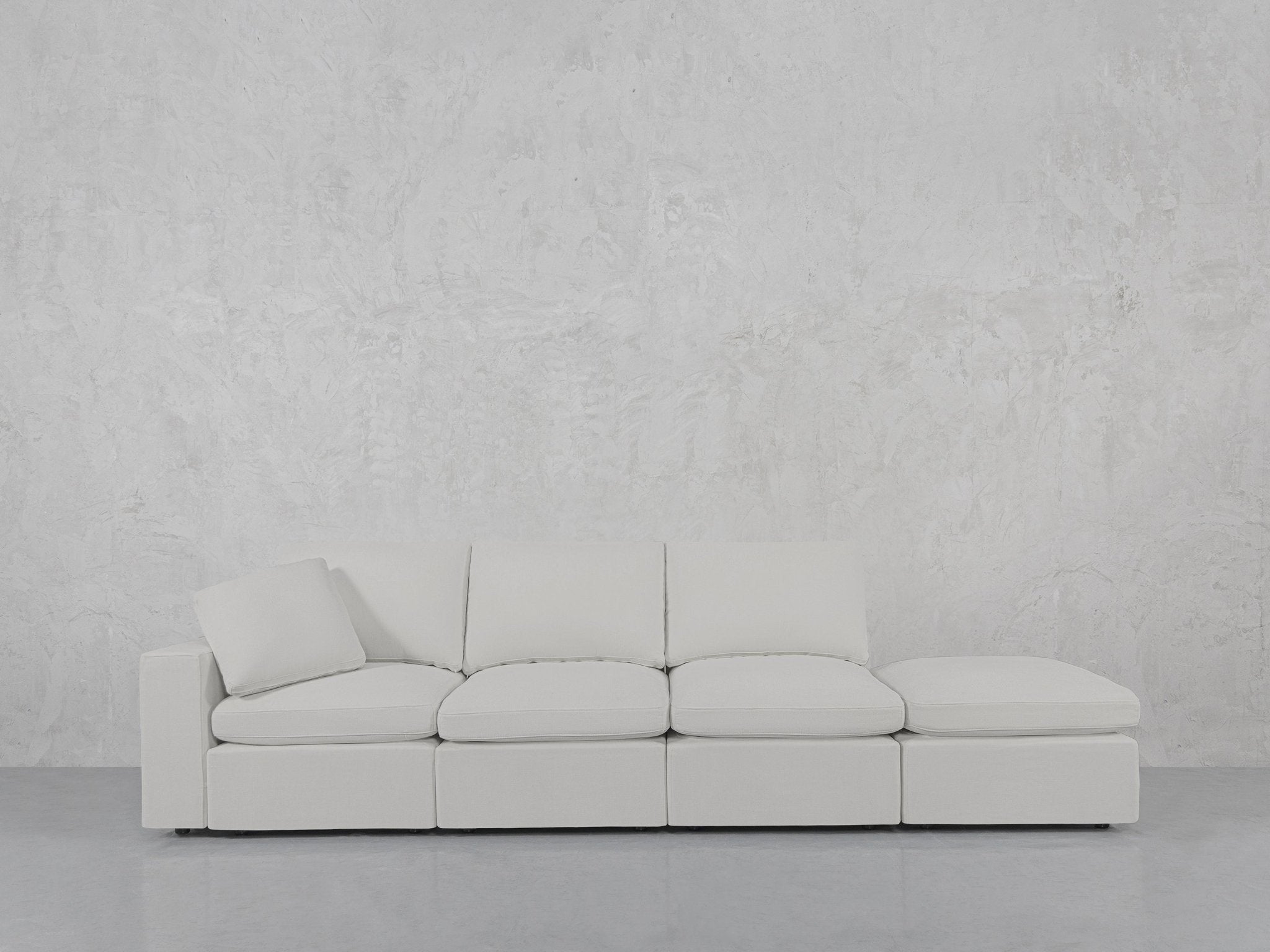 4-Seat Modular Lounger Sofa