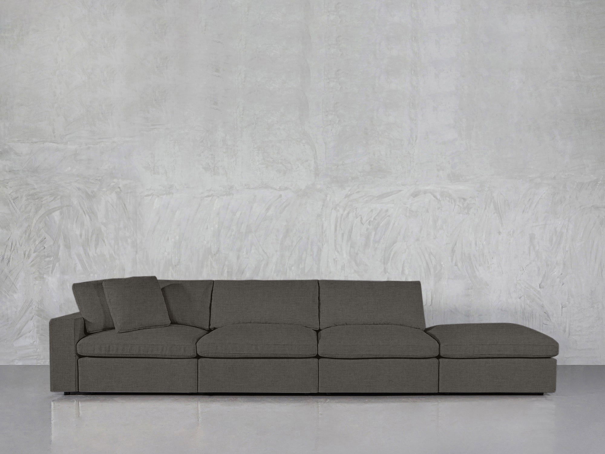 4-Seat Modular Lounger Sofa