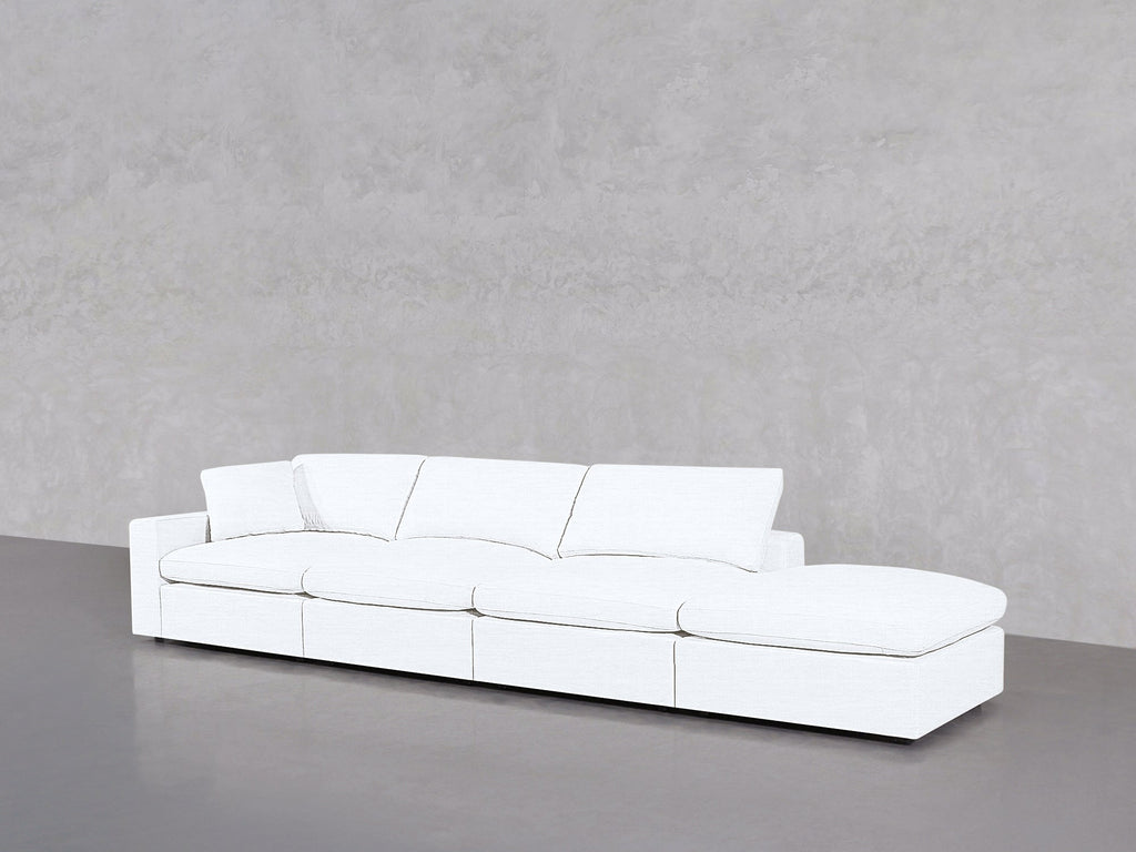 4-Seat Modular Lounger Sofa