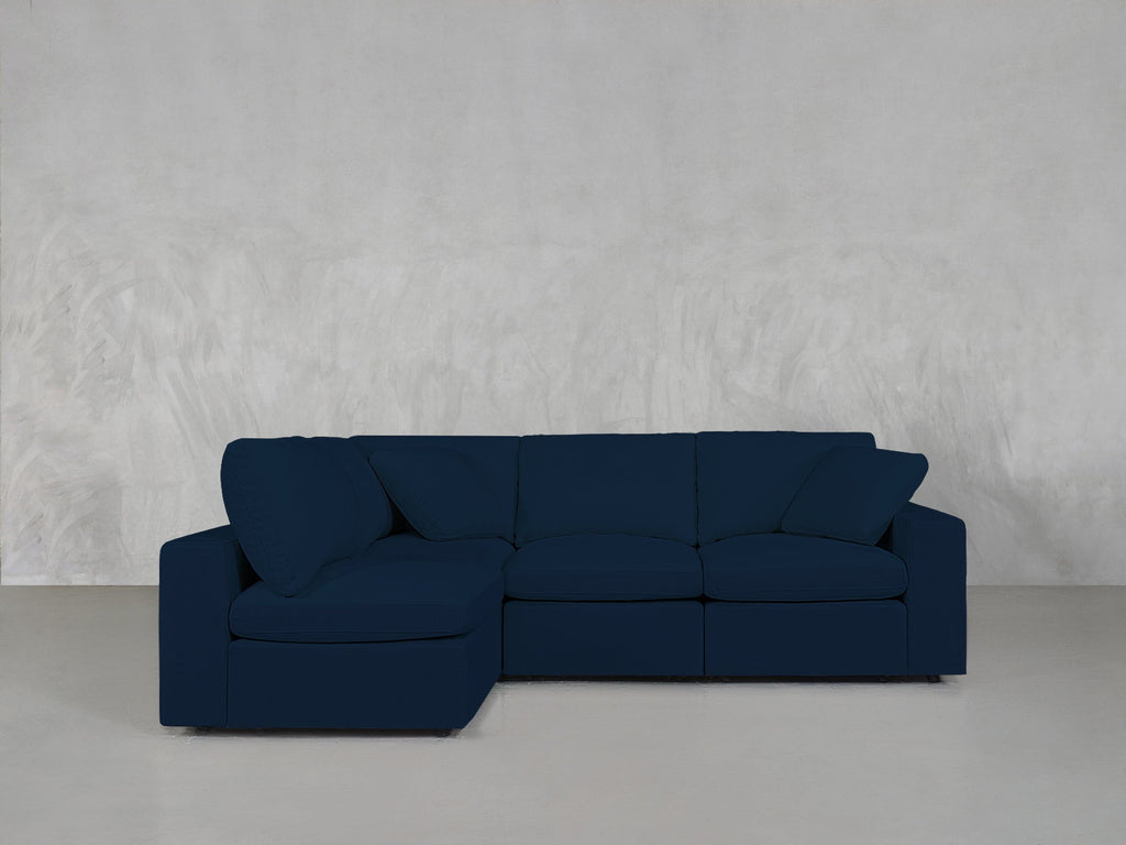 4-Seat Modular Open Corner Sectional