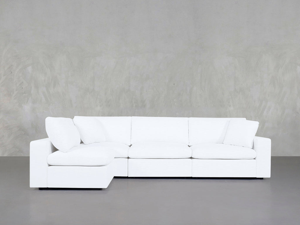 4-Seat Modular Open Corner Sectional