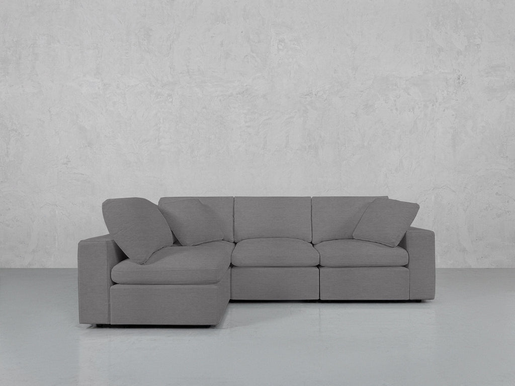 4-Seat Modular Open Corner Sectional