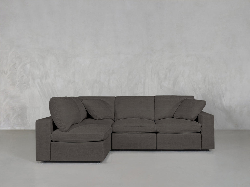 4-Seat Modular Open Corner Sectional