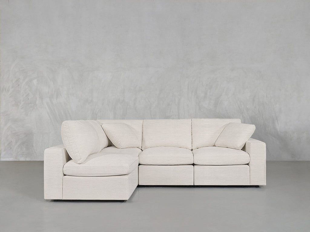 4-Seat Modular Open Corner Sectional