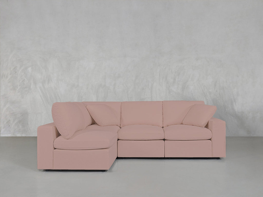 4-Seat Modular Open Corner Sectional