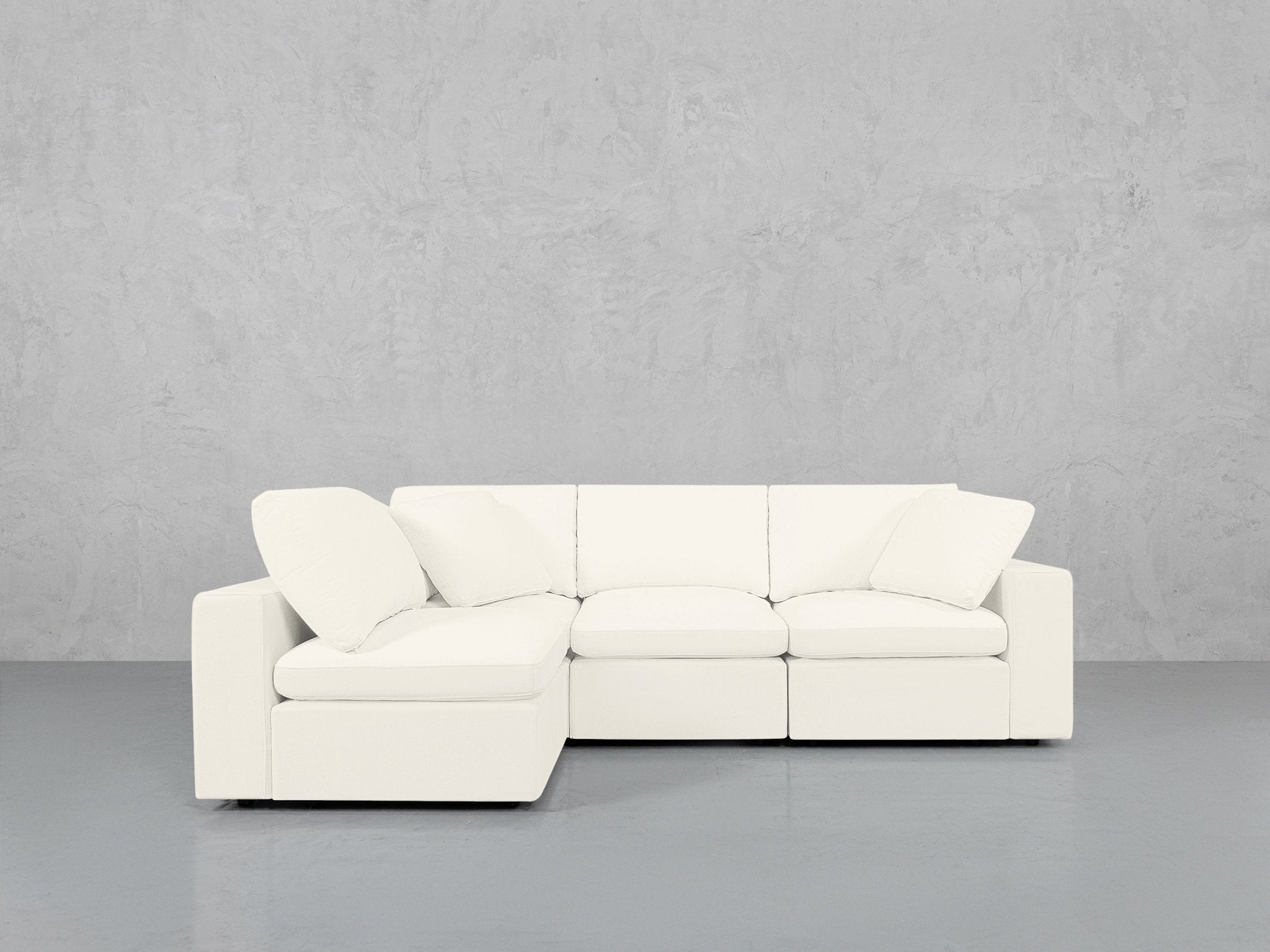 4-Seat Modular Open Corner Sectional