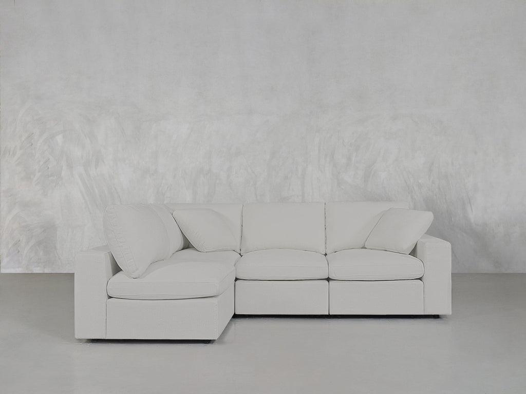 4-Seat Modular Open Corner Sectional