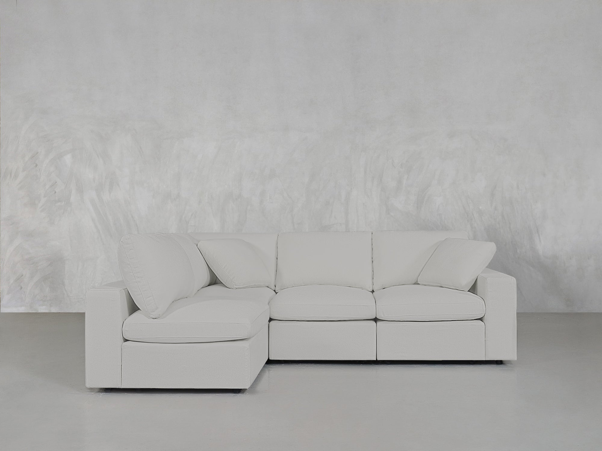 4-Seat Modular Open Corner Sectional