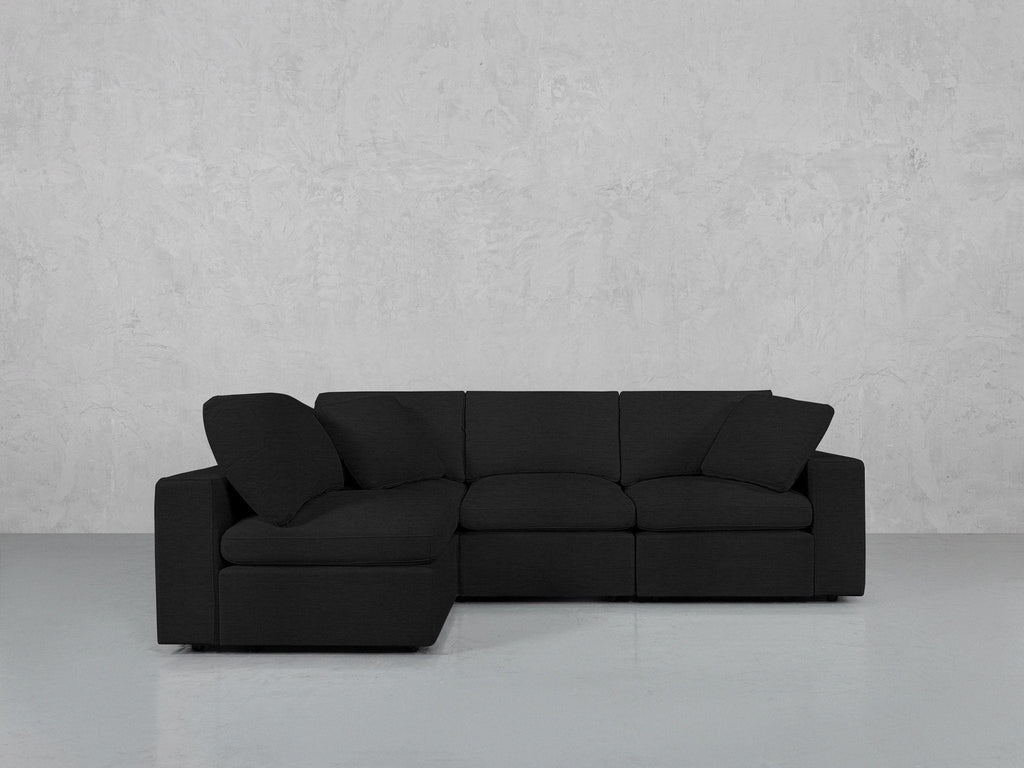 4-Seat Modular Open Corner Sectional