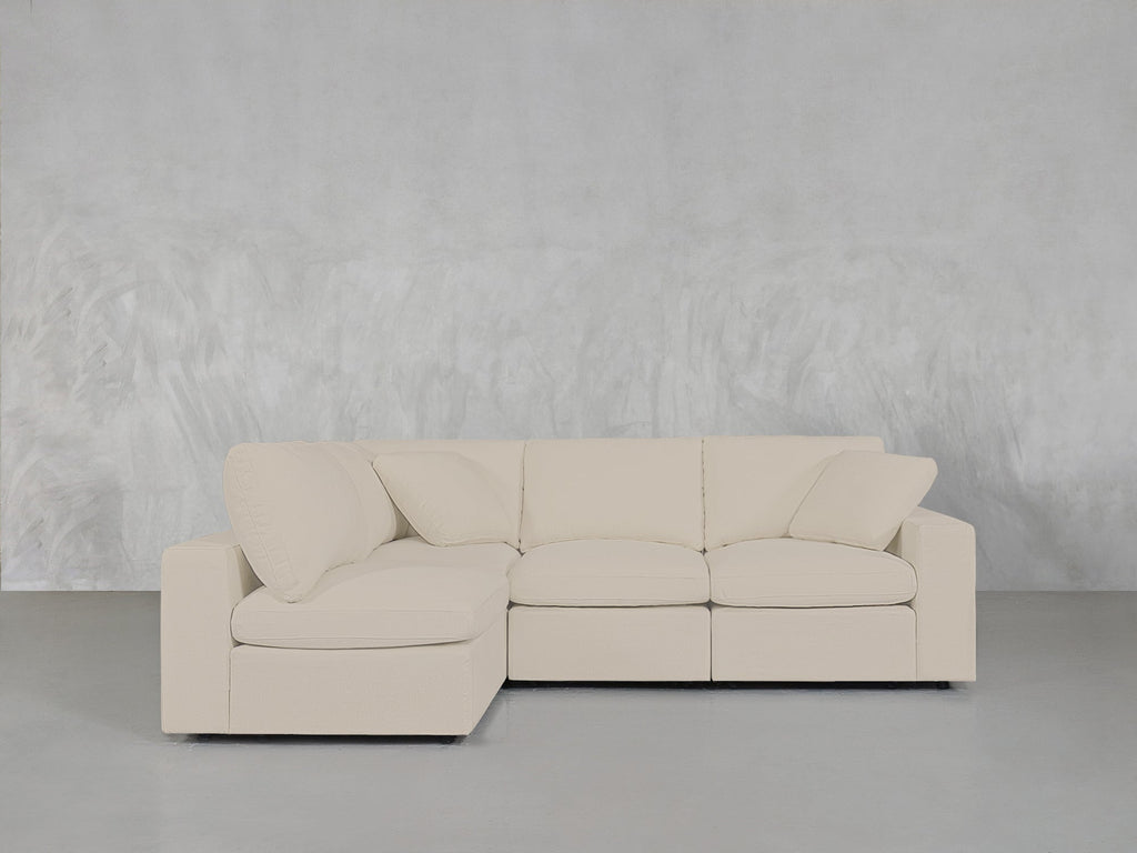 4-Seat Modular Open Corner Sectional