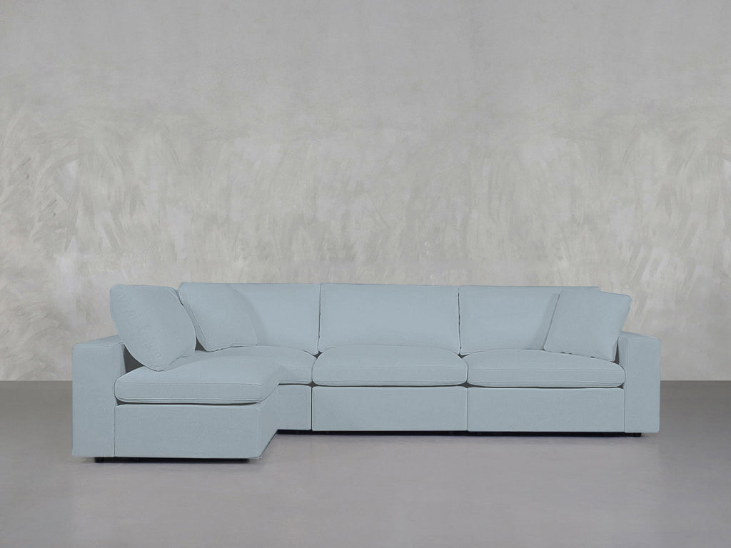 4-Seat Modular Open Corner Sectional