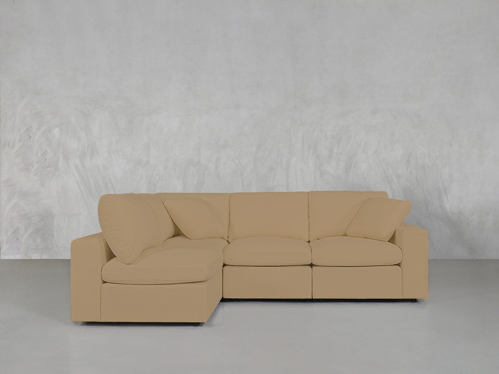 4-Seat Modular Open Corner Sectional