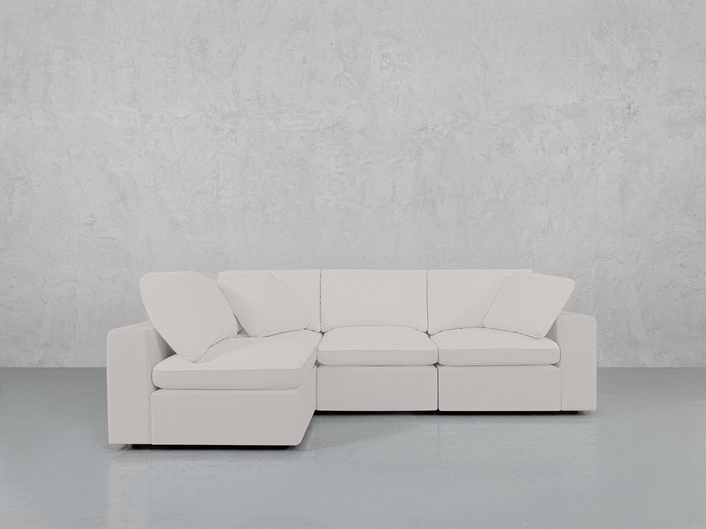 4-Seat Modular Open Corner Sectional