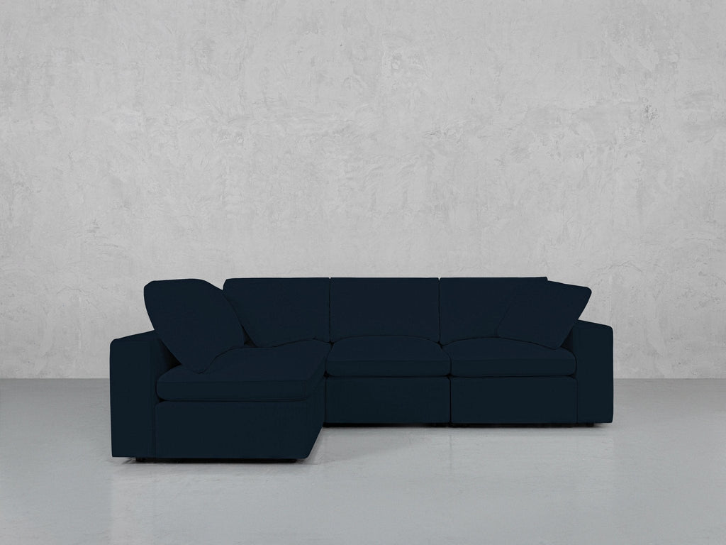 4-Seat Modular Open Corner Sectional