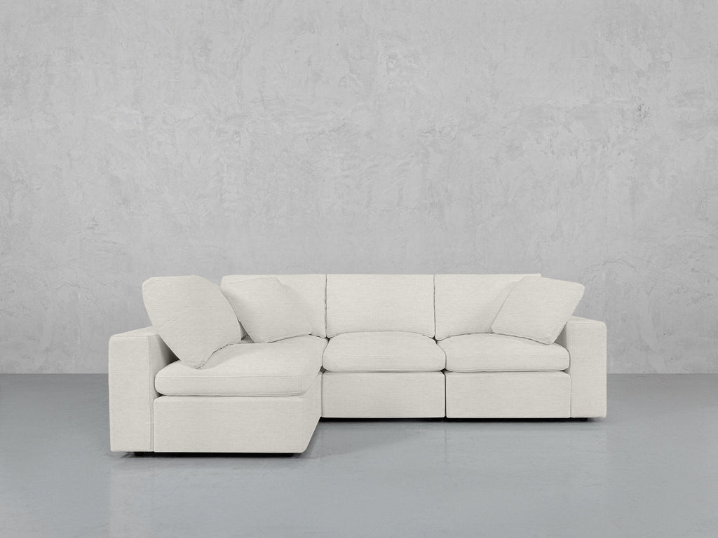 4-Seat Modular Open Corner Sectional