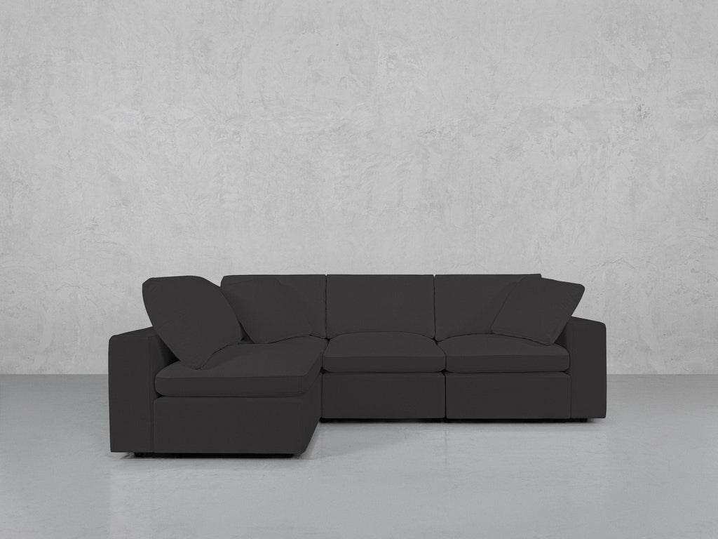 4-Seat Modular Open Corner Sectional