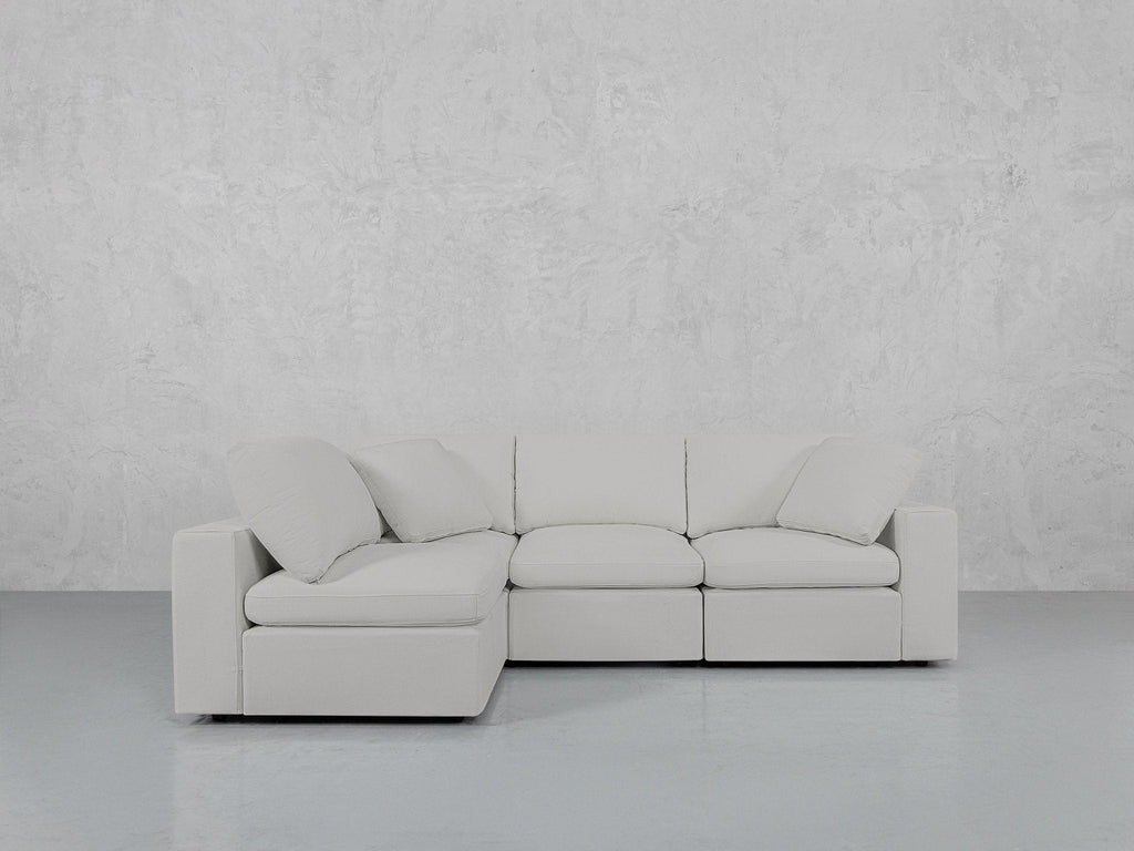 4-Seat Modular Open Corner Sectional