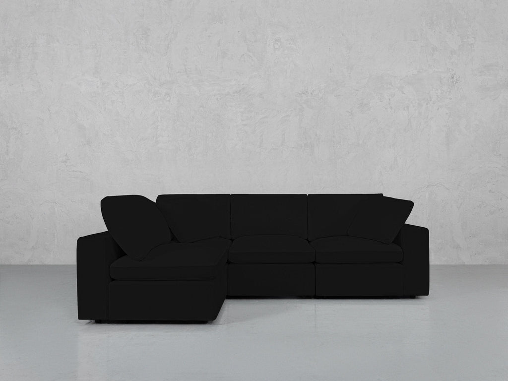 4-Seat Modular Open Corner Sectional