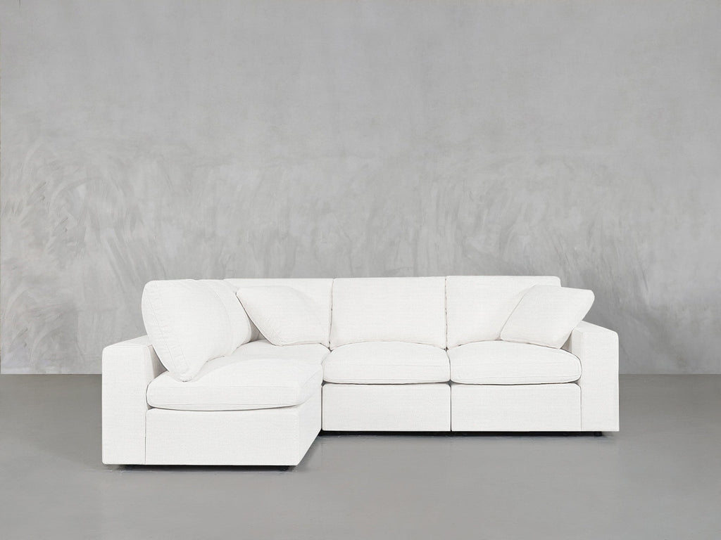 4-Seat Modular Open Corner Sectional