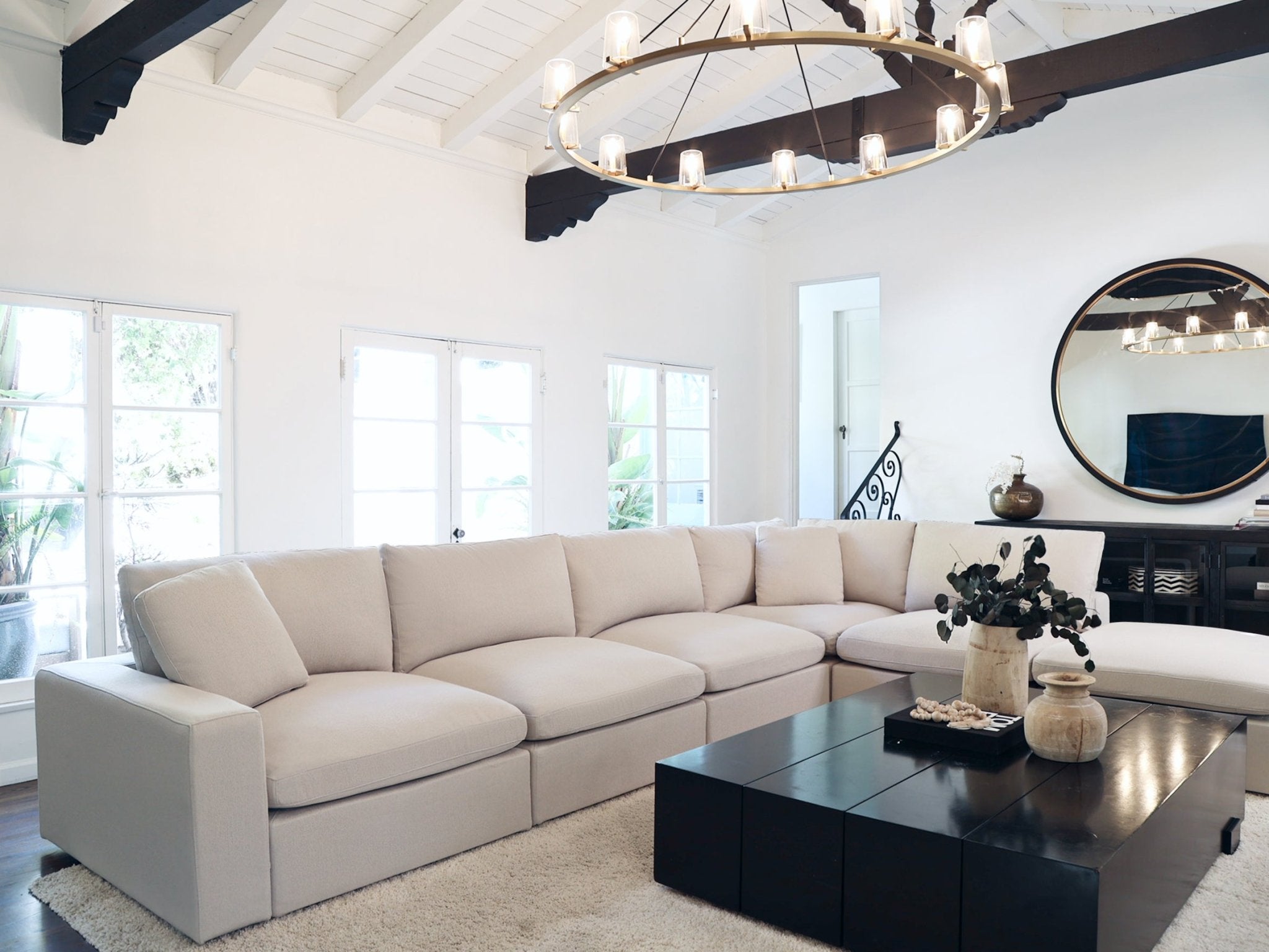 5-1 Sectional & Armchair Set