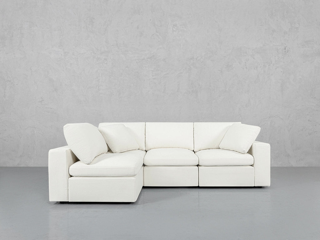 4-Seat Modular Open Corner Sectional