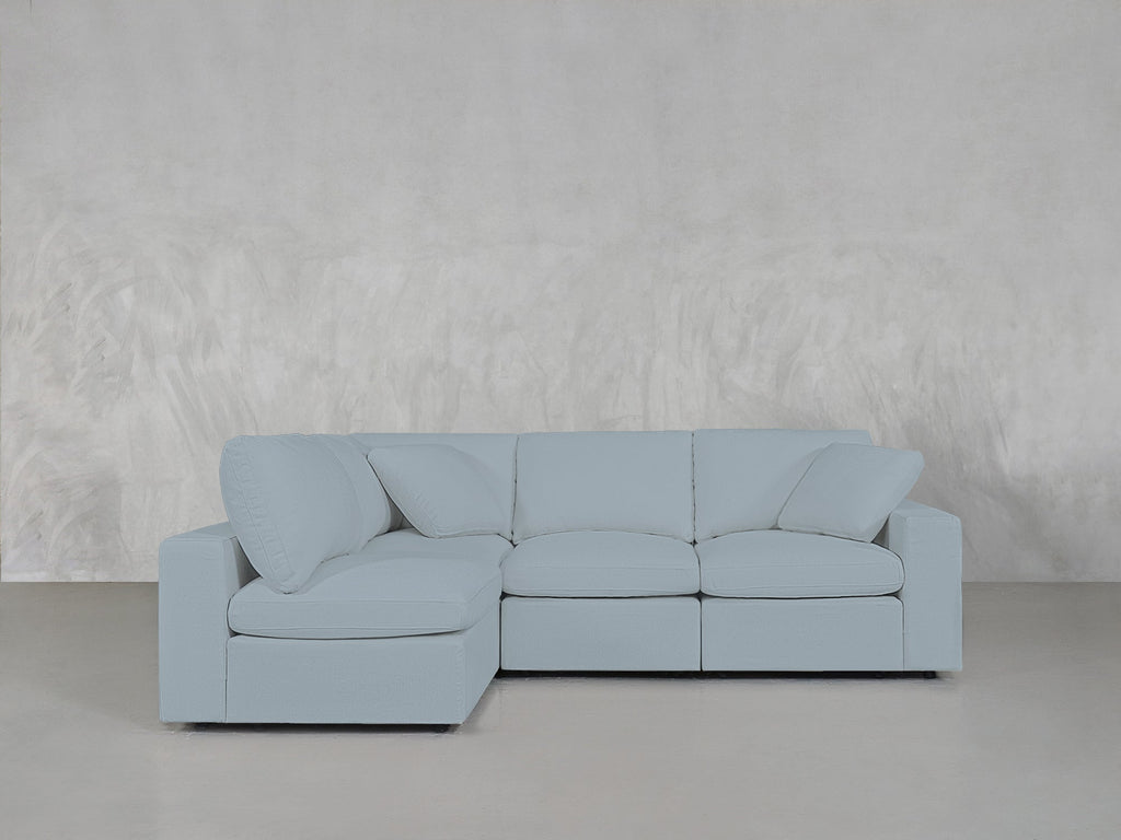 4-Seat Modular Open Corner Sectional