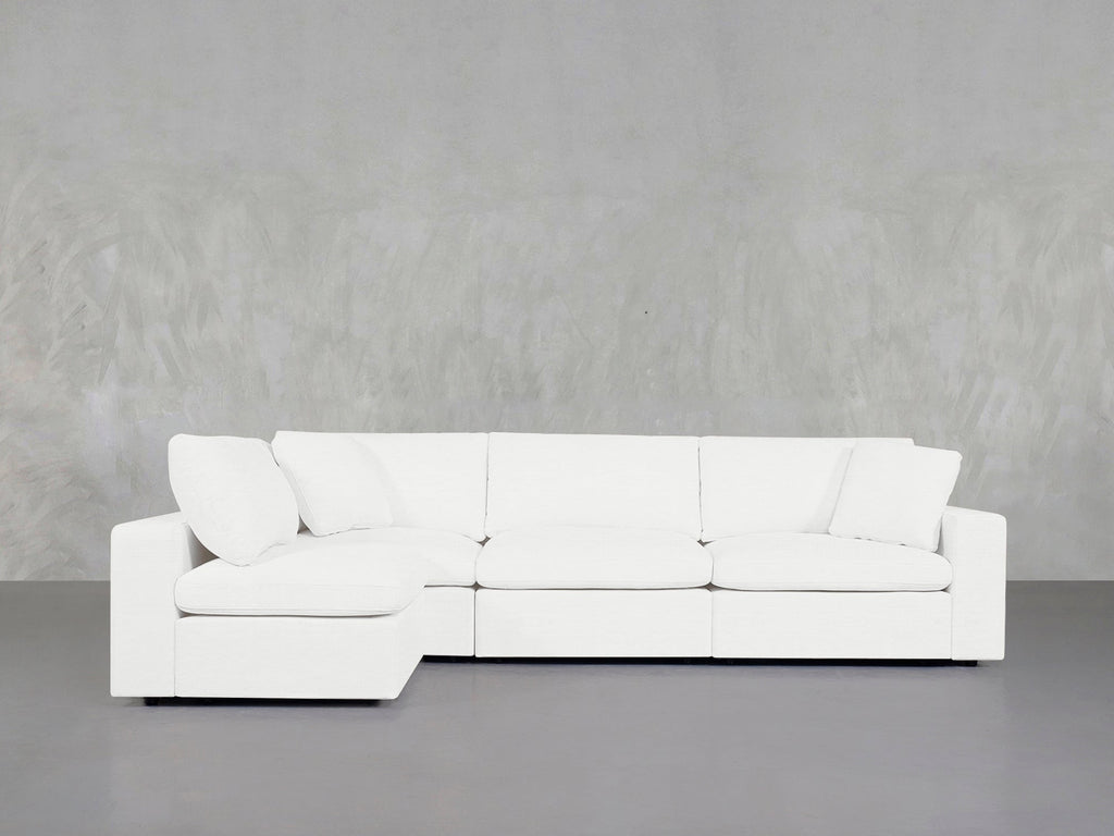 4-Seat Modular Open Corner Sectional