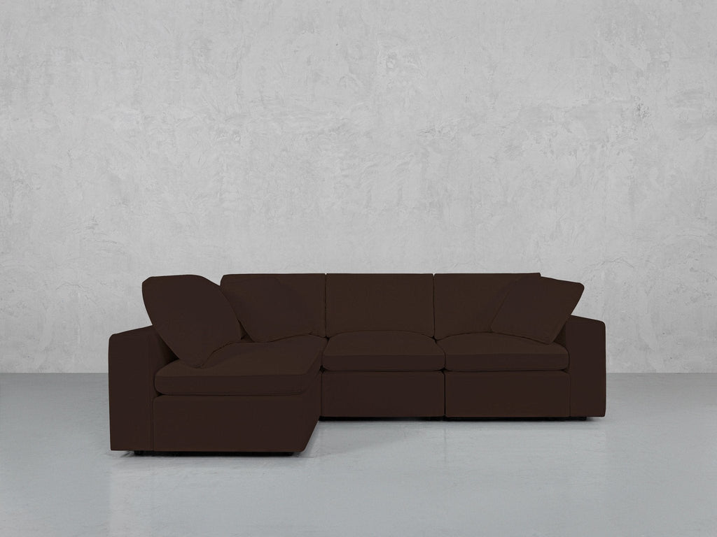 4-Seat Modular Open Corner Sectional