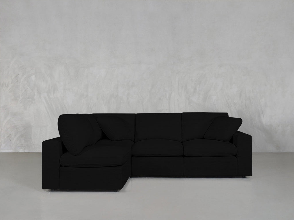 4-Seat Modular Open Corner Sectional