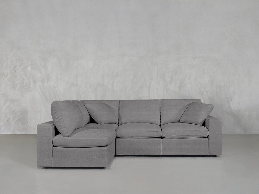 4-Seat Modular Open Corner Sectional