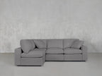 4-Seat Modular Open Corner Sectional