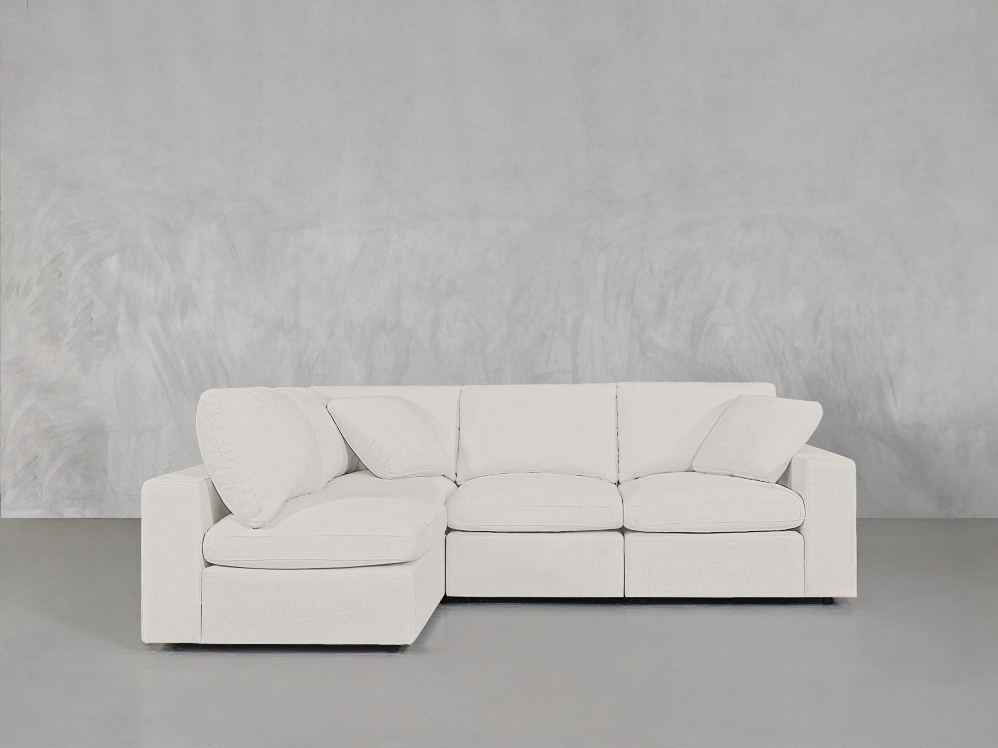 4-Seat Modular Open Corner Sectional