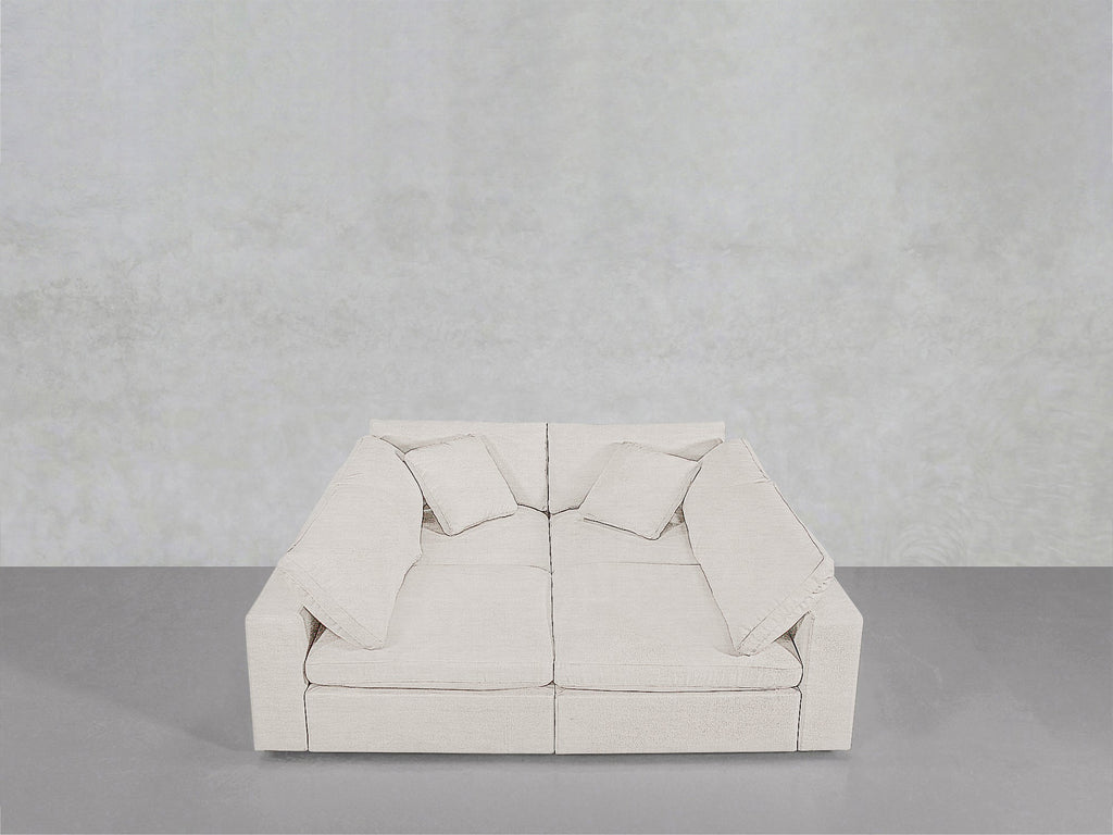 4-Seat Modular Open Corner Sectional