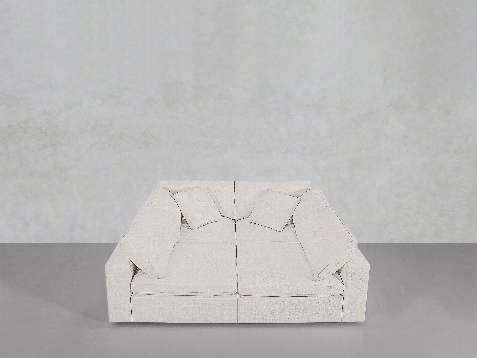 4-Seat Modular Open Corner Sectional