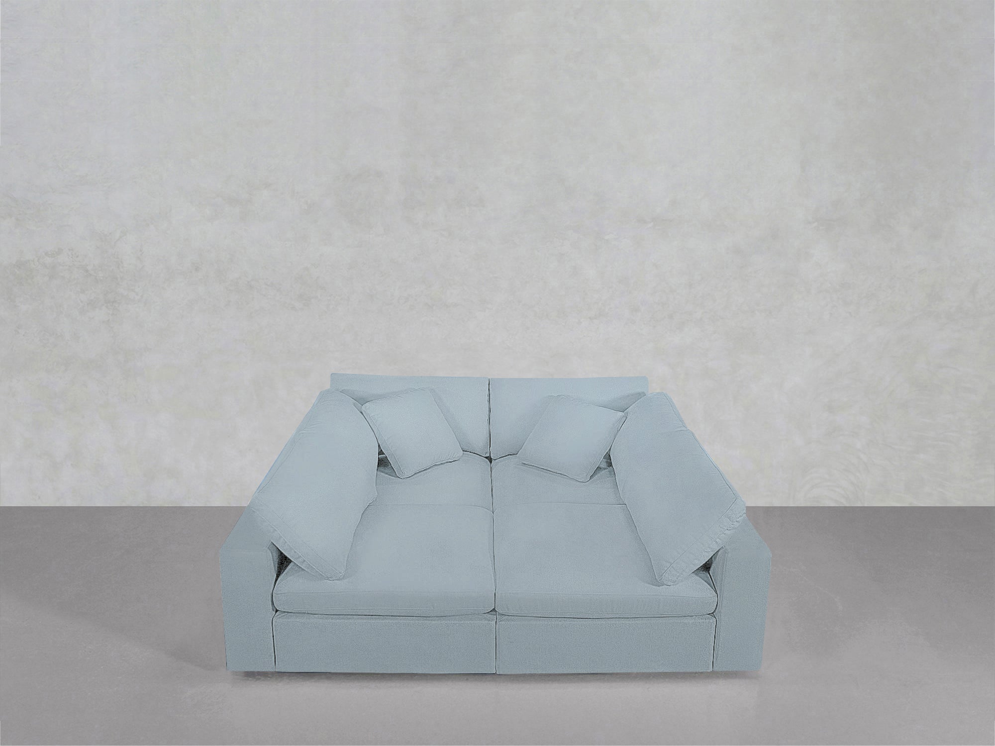 4-Seat Modular Open Corner Sectional