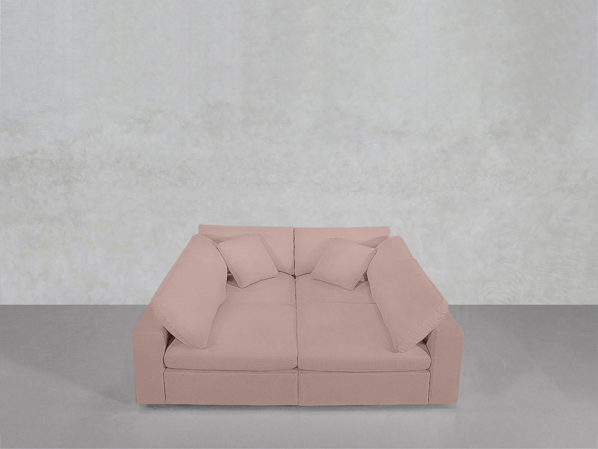 4-Seat Modular Open Corner Sectional